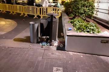  Limpieza retira decenas de toneladas de residuos de la Noche de San Juan en Telde/TA.